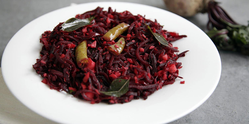 beetroot dry curry