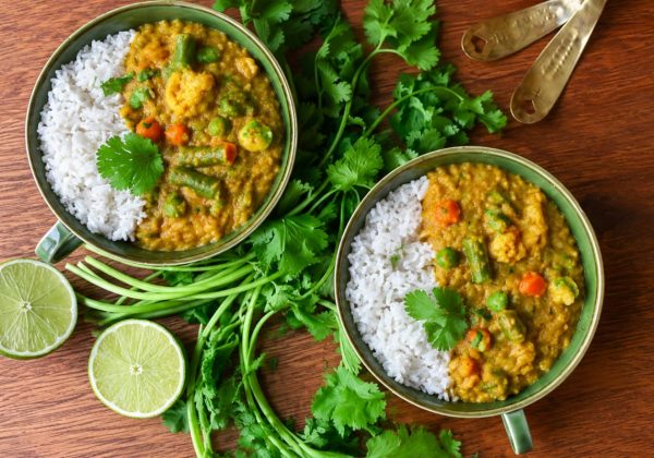 dal and vegetable curry